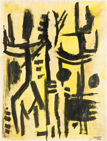 JEAN XCERON (1890 - 1967, GREEK/AMERICAN) Graphic and Untitled.